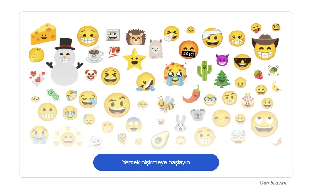 Google Emoji Kitchen ile kendi emoji kombinasyonlarınızı oluşturun