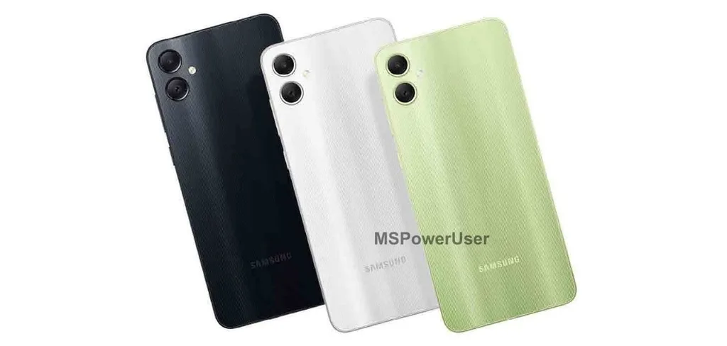Resmi tanıtım fotoğrafları Samsung Galaxy A05’in renk seçeneklerini gösteriyor