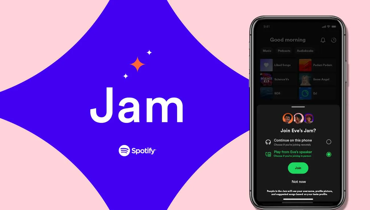 Spotify Jam ile beraber müzik dinlemek için yeni ve kişiselleştirilmiş bir yol daha sunuyor