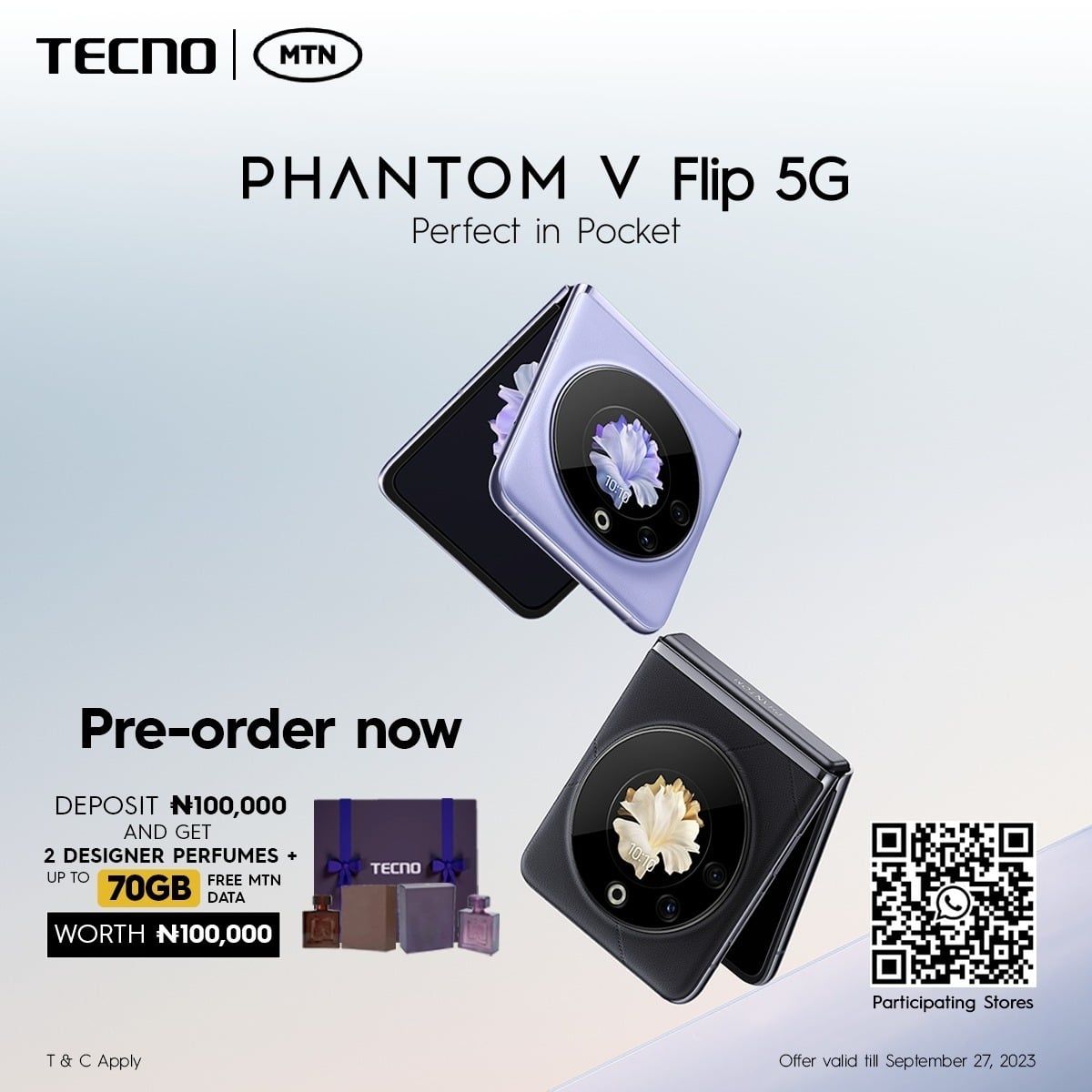 tecno phantom v flip