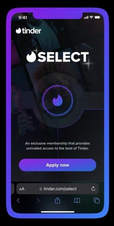 tinder select