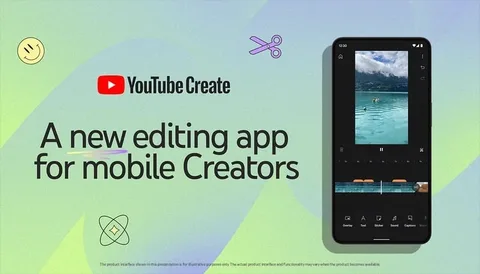 YouTube, kendi videolarınızı düzenlemenizi sağlayan yeni mobil uygulaması YouTube Create’i duyurdu