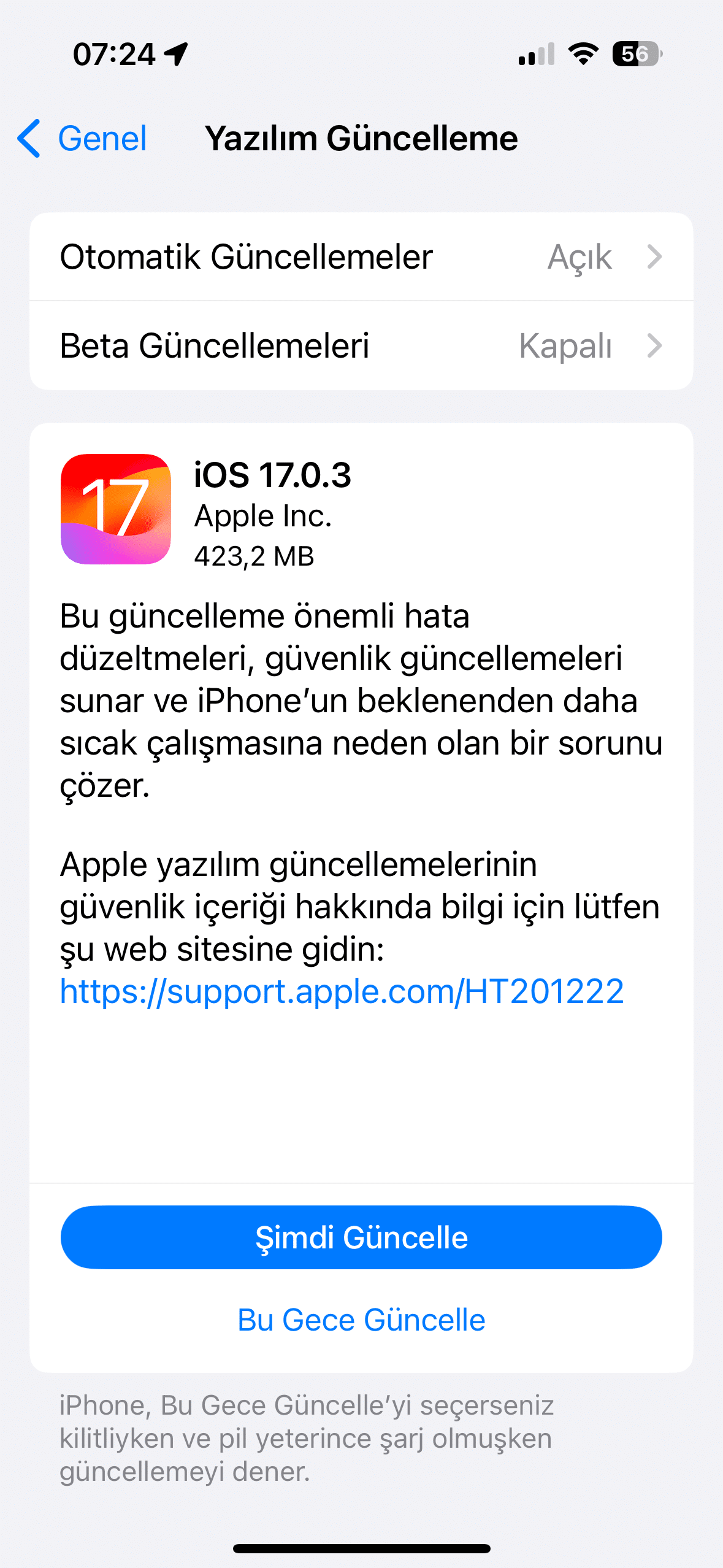 Apple, iPhone 15 Pro’nun ısınma sorununu iOS 17.0.3 güncellemesi ile çözüme kavuşturuyor