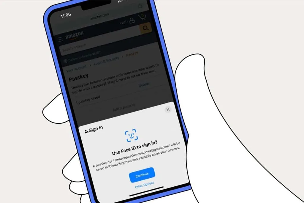 Amazon web ve iOS’te geçiş anahtarı desteği sunmaya başladı