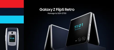 Samsung sınırlı sayıda üretilen Galaxy Z Flip 5 Retro ile E700’e saygı duruşunda bulunuyor