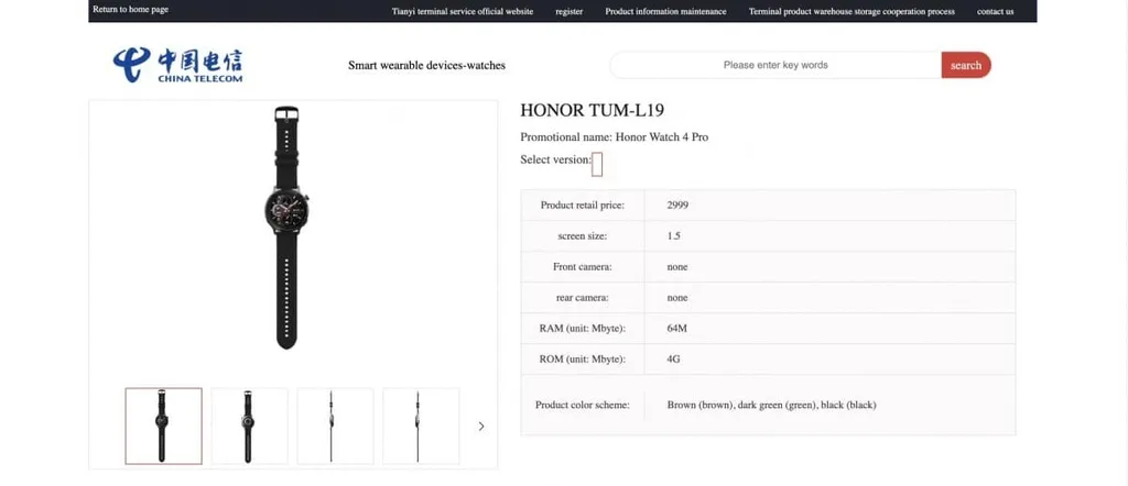 Honor’un yeni akıllı saati Watch 4 Pro’nun özellikleri resmi tanıtımdan önce görüldü