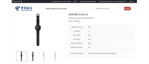 Honor’un yeni akıllı saati Watch 4 Pro’nun özellikleri resmi tanıtımdan önce görüldü