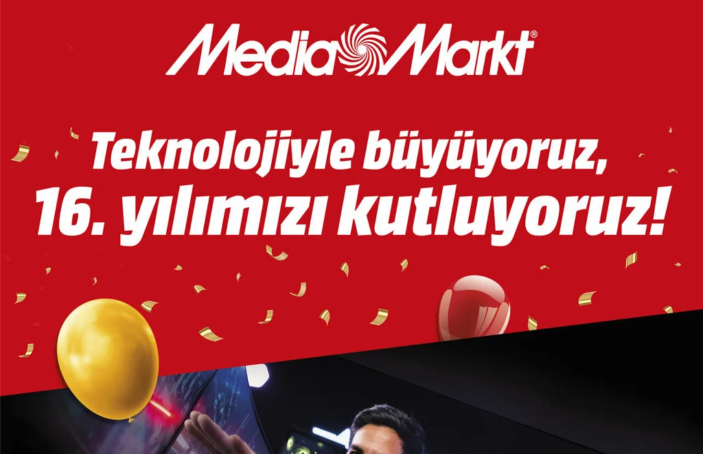MediaMarkt, Türkiye’deki 16. yılını özel bir kampanya ile kutluyor