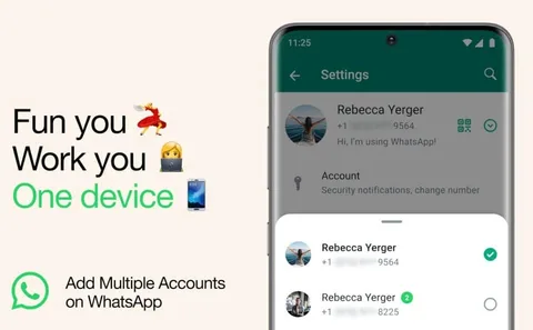 WhatsApp bir telefonda iki hesap kullanma özelliğini yakında kullanıma sunacak