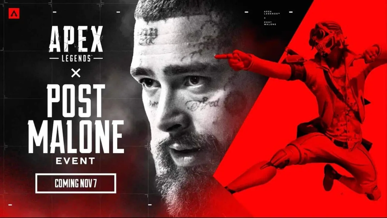 Apex Legends ve ünlü şarkıcı Post Malone’un iş birliği önümüzdeki hafta yayına giriyor