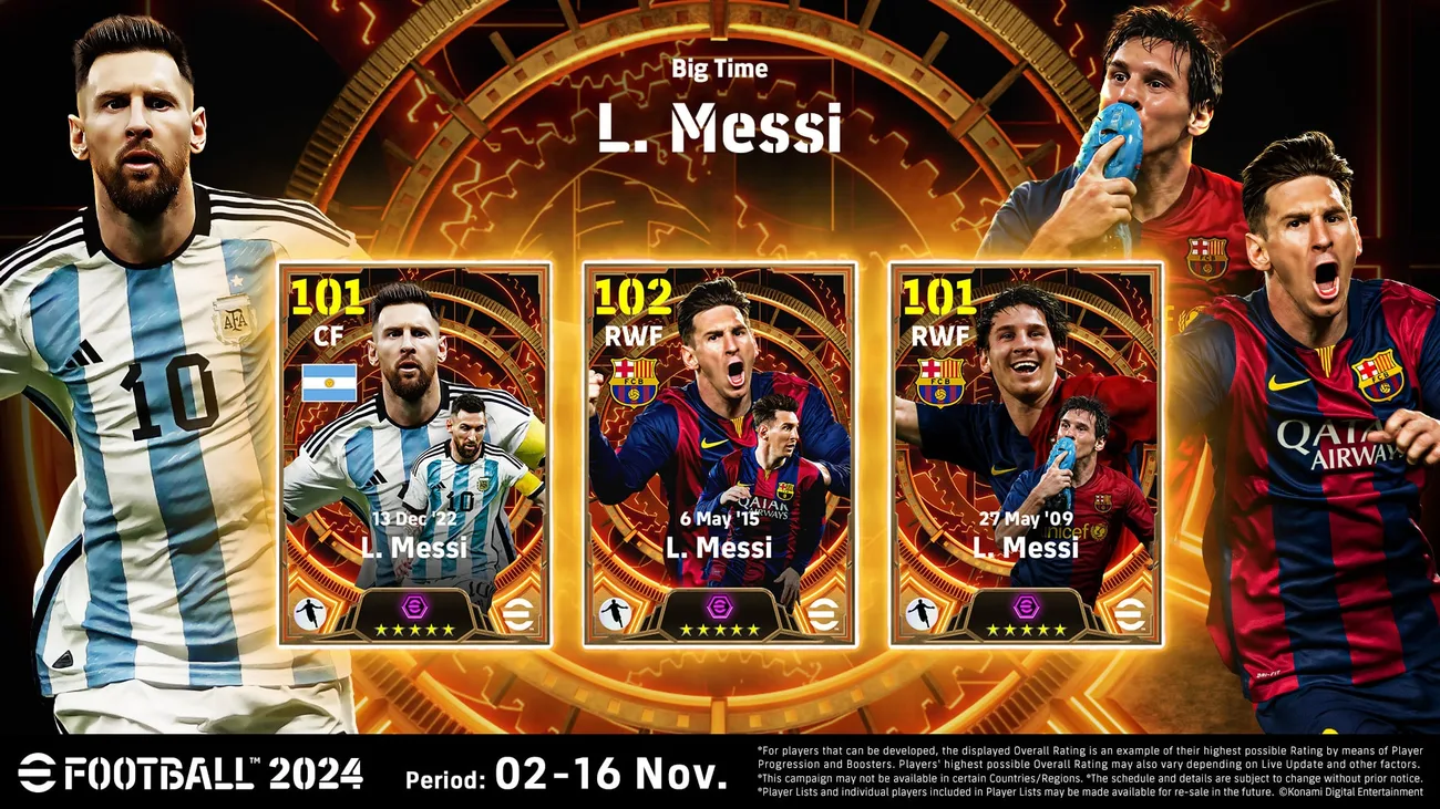 eFootball, Lionel Messi’nin sekizinci Ballon d’Or ödülü şerefine özel etkinlikler düzenliyor