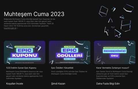 epic games store muhteşem cuma