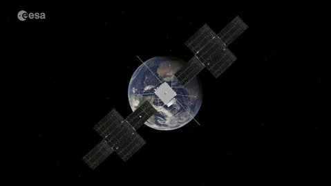 ESA’nın Juice uzay aracı Ay ve Dünya’dan ivme alarak Jüpiter’e yelken açıyor