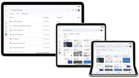 Google Drive’a Android tabletler ve katlanabilir telefonlara özel önemli güncelleme