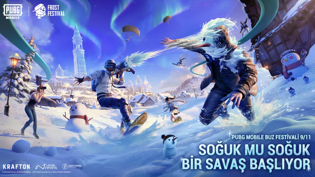 PUBG Mobile yeni güncellemesiyle oyuncuları buz festivaline götürüyor