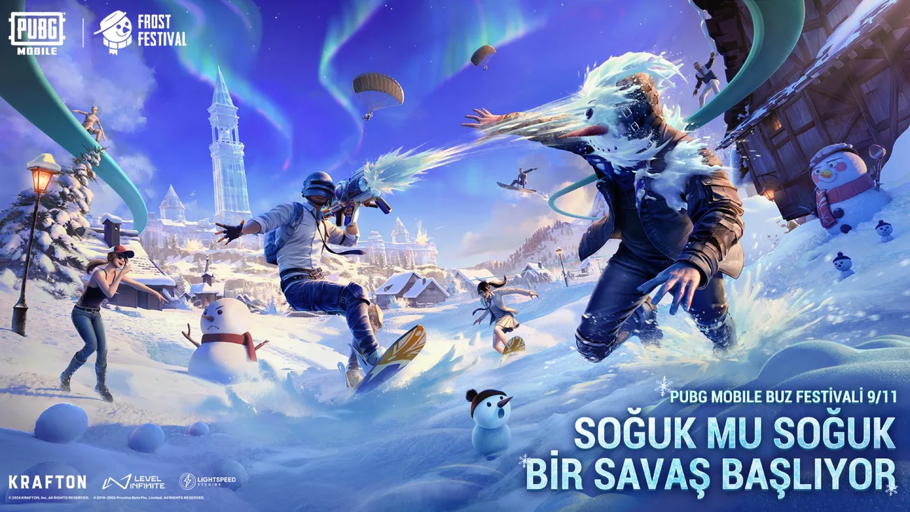 PUBG Mobile yeni güncellemesiyle oyuncuları buz festivaline götürüyor