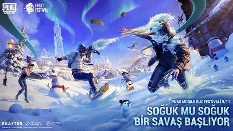 PUBG Mobile yeni güncellemesiyle oyuncuları buz festivaline götürüyor