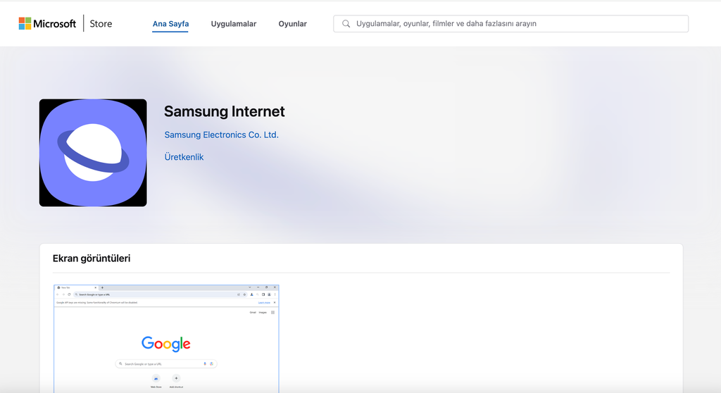 samsung internet