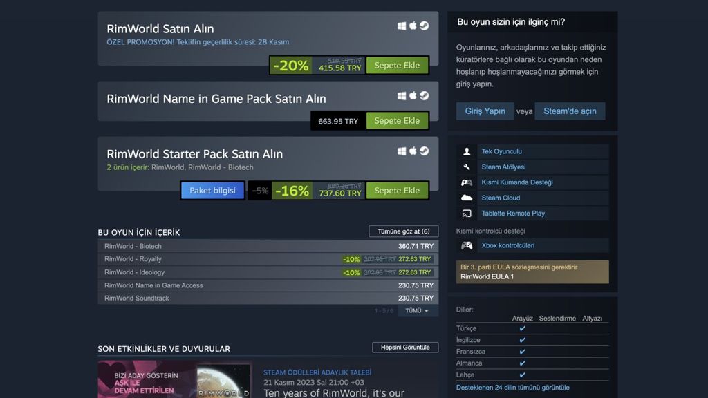 steam dolar türk lirası