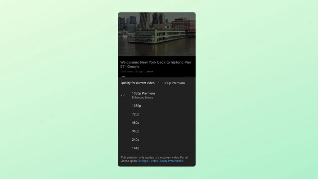 YouTube’un geliştirilmiş 1080p videolarına artık daha fazla cihazdan erişilebilir