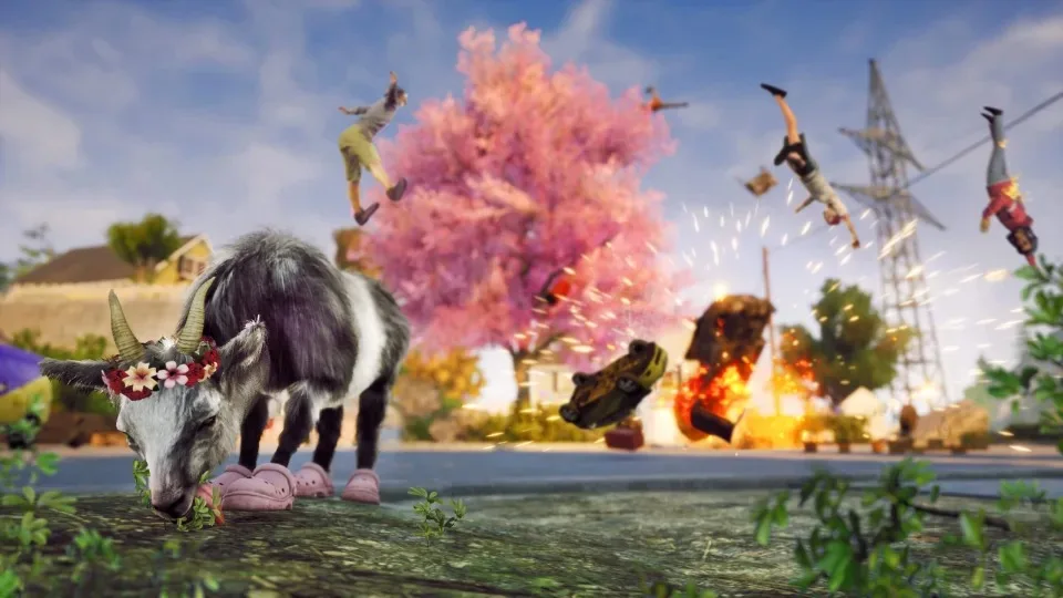 Goat Simulator 3, mobil cihazlar için macera dolu yolculuğa çıkıyor