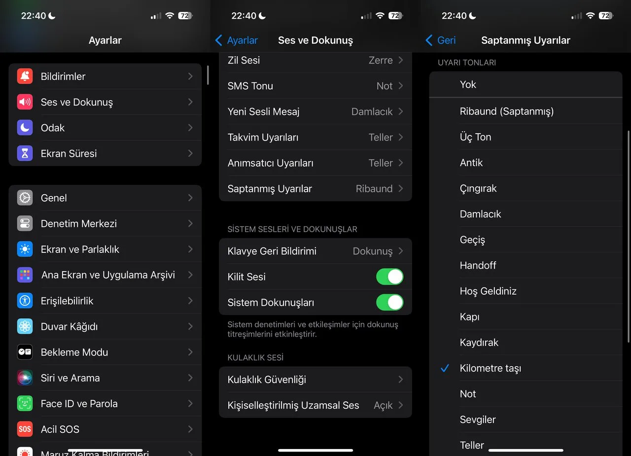 iOS 17.2 ile iPhone kullanıcılarına özelleştirilmiş uyarı tonları belirleme imkanı