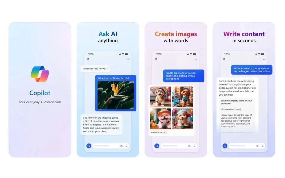 Microsoft, iPhone ve iPad kullanıcıları için yapay zekâ destekli Copilot uygulamasını sundu
