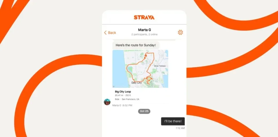 Strava, mesajlaşma özelliği ile sosyal medya deneyimini sunuyor