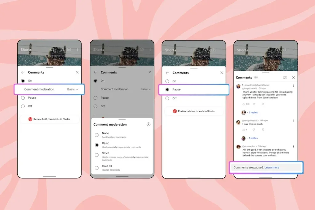 YouTube, yapımcılara yorumları duraklatma yetkisi veriyor