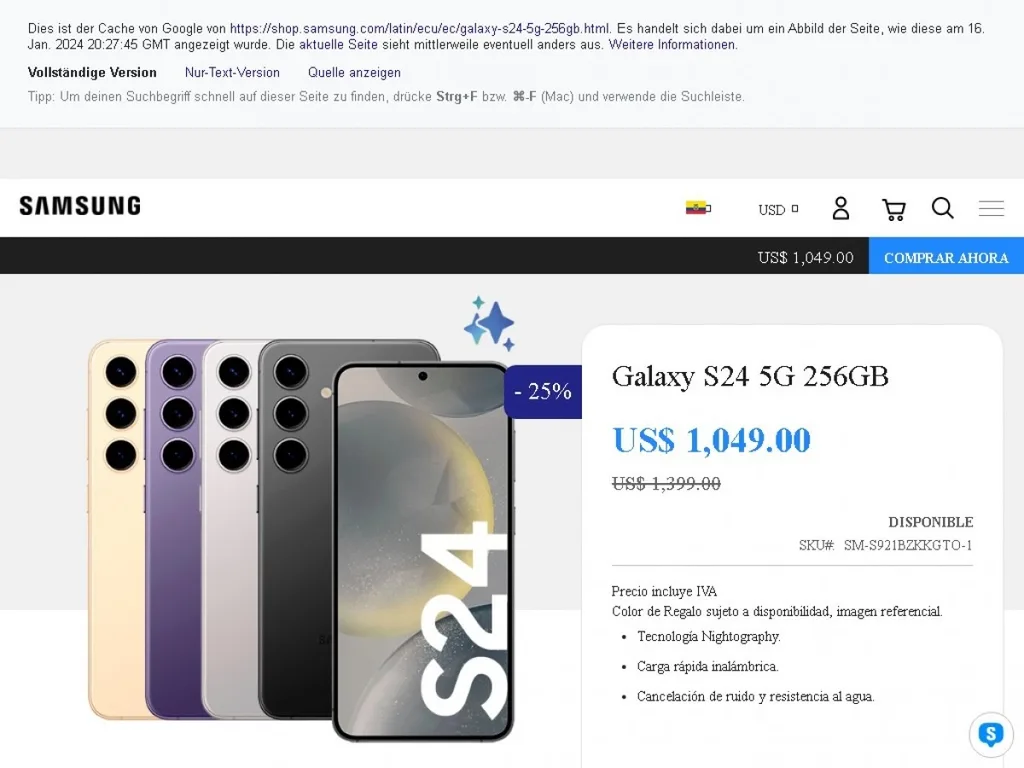 Galaxy S24 ve S24 Ultra resmi duyurudan önce Samsung’un çevrimiçi mağazasında görüldü