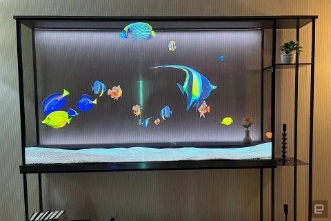 LG, CES 2024’te şeffaf OLED TV’si OLED T’yi tanıttı