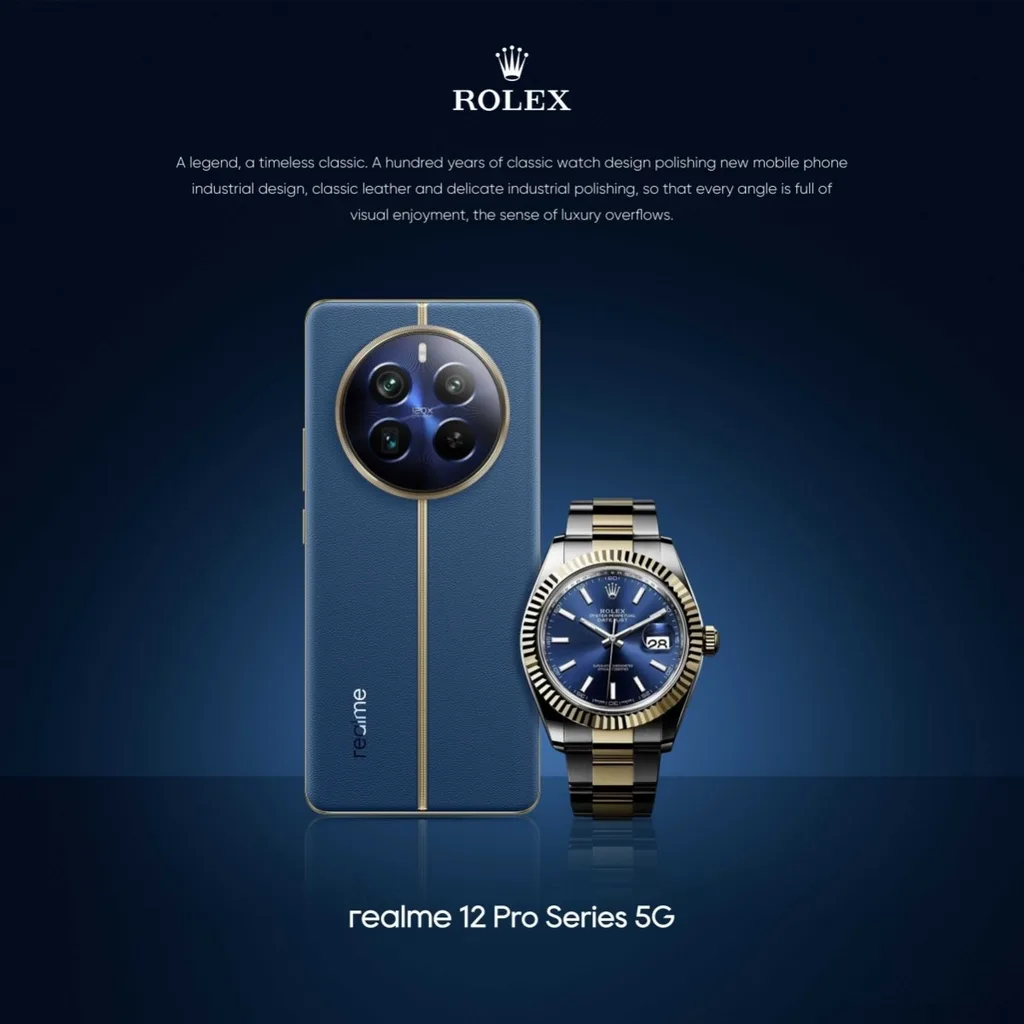 Realme 12 Pro serisinde Rolex ile iş birliği yapıyor