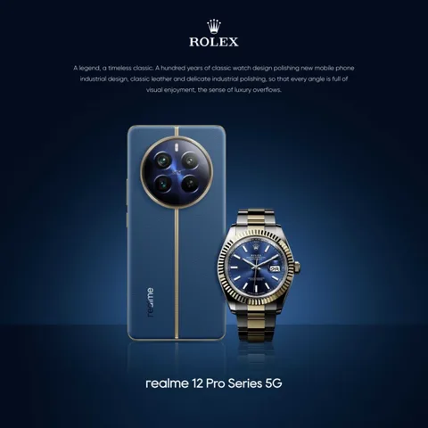 Realme 12 Pro serisinde Rolex ile iş birliği yapıyor