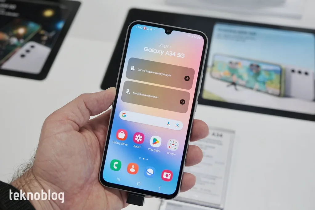 Galaxy A34 için One UI 8 güncellemesinde yeni aşama