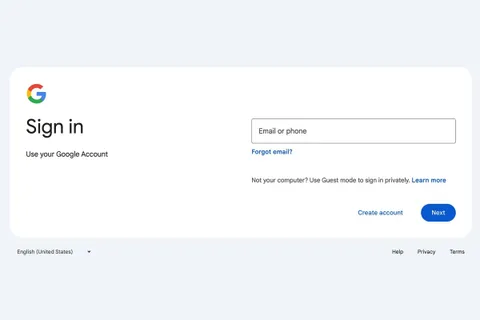 İşte Google’ın yeni hesap giriş sayfası
