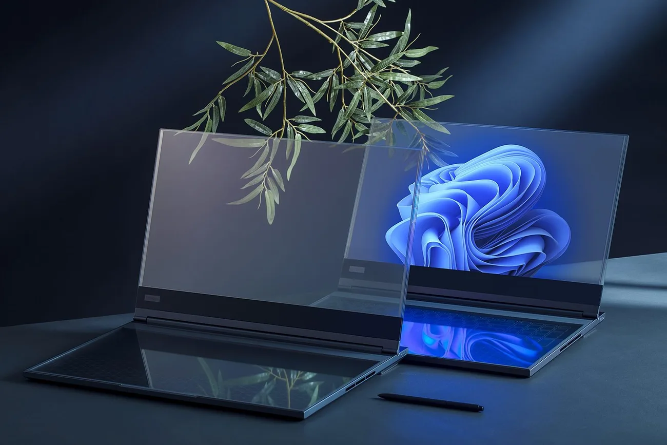 Lenovo şeffaf microLED ekranlı dizüstü bilgisayarı Project Crystal’ı gözler önüne çıkardı