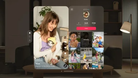 TikTok’un Apple Vision Pro uygulaması kullanıma sunuldu