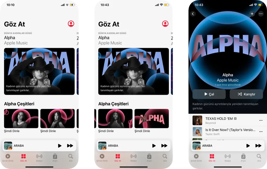 Apple Music kutlamalarıyla 8 Mart Dünya Kadınlar Günü öne çıkıyor