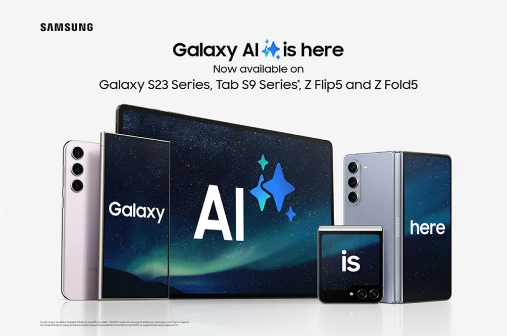 Samsung 2023 model amiral gemisi telefonları için Galaxy AI dağıtımına başlıyor