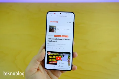 Samsung İnternet tarayıcısına gezinti çubuklarını sabit tutma seçeneği geliyor
