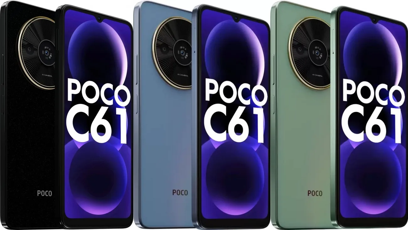 Poco C61 tanıtıldı: Helio G36 işlemci, 5000 mAh pil