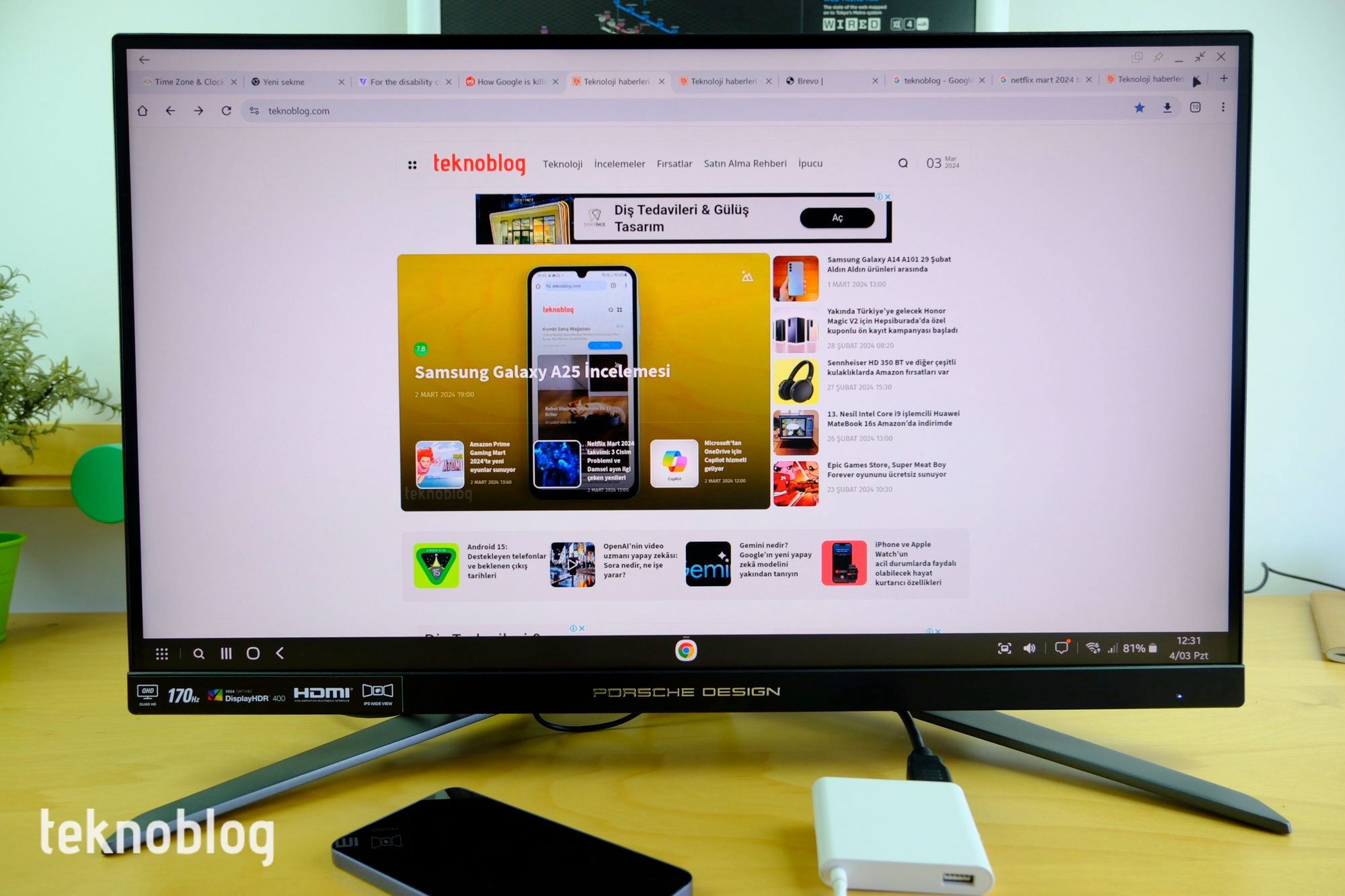 porsche design aoc agon pro pd27s inceleme