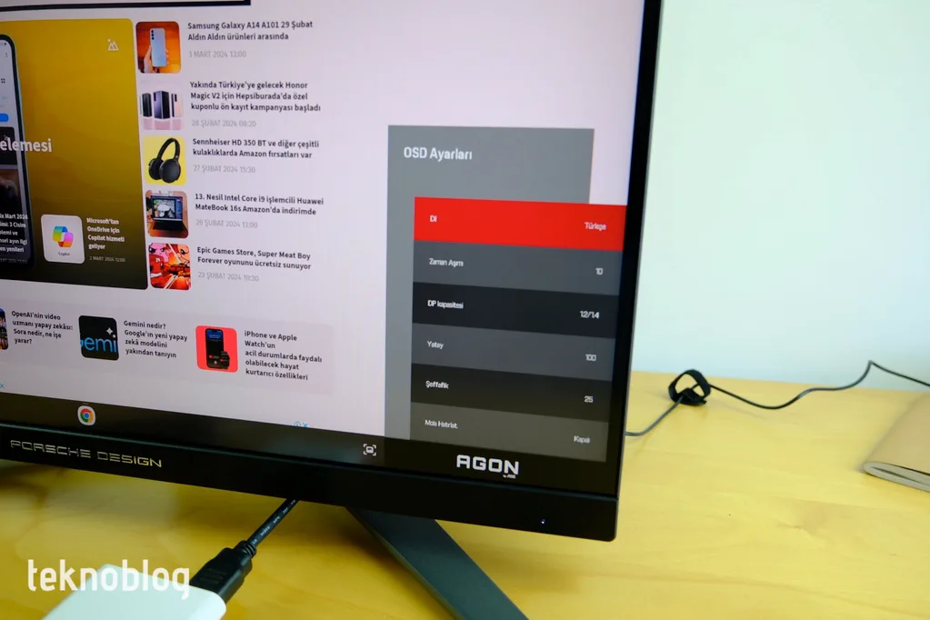 Porsche Design AOC Agon Pro PD27S İncelemesi