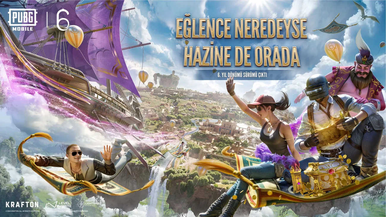 PUBG Mobile altıncı yaşında oyuncuları Nimbus Adası’na keşfe götürüyor