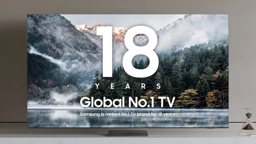 Samsung, küresel TV pazarında liderliğini 18. yıl da sürdürüyor
