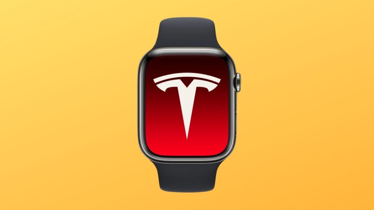 tesla apple watch