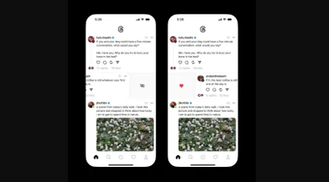 Threads, Sizin İçin sekmesini kaydırma hareketleriyle geliştirecek