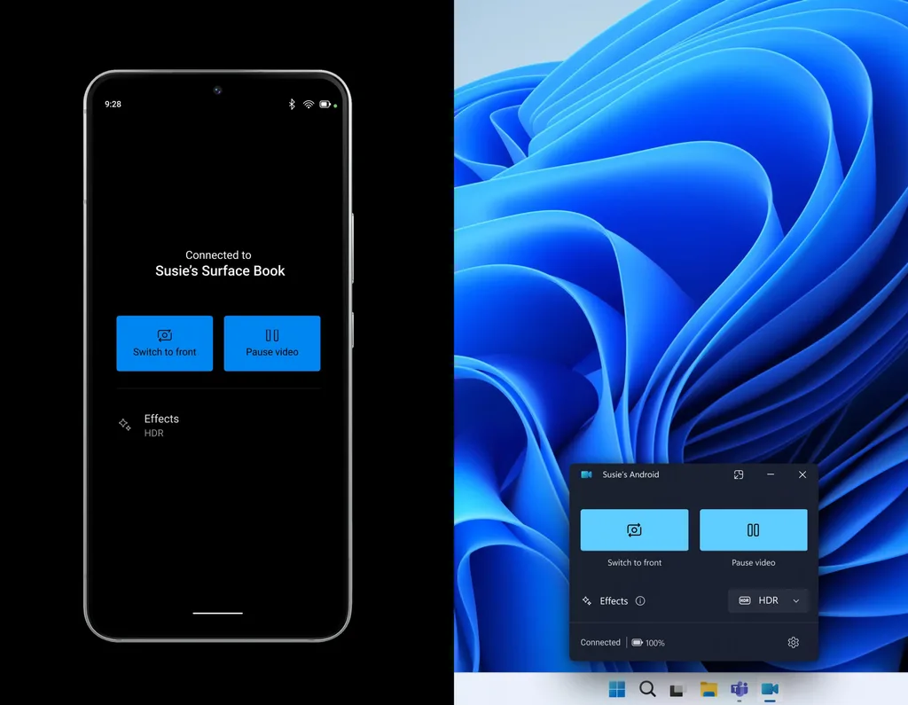 Android telefonlar Windows 11 ile webcam olarak kullanılabilecek
