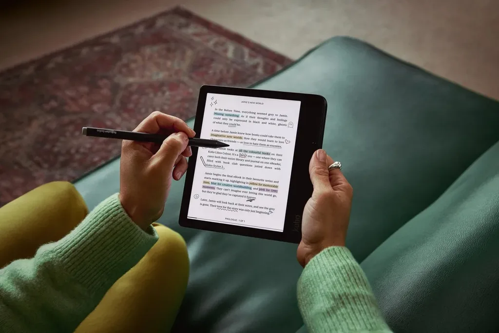 Kobo, renkli e-kitap okuyucuları piyasaya sürüyor