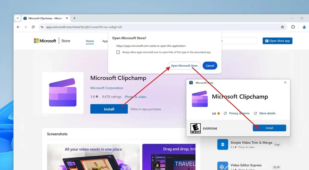 Microsoft, Windows Mağaza uygulamalarını web’den yüklemeyi kolaylaştırıyor